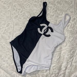 Chanel one piece bathing suit